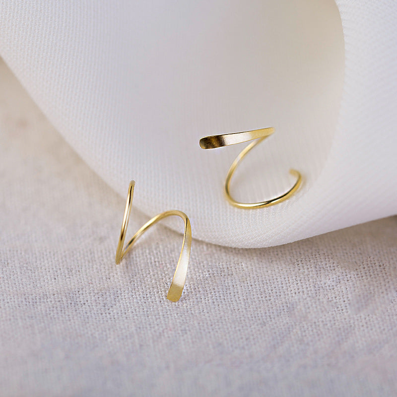 Boucles d'oreilles spirales