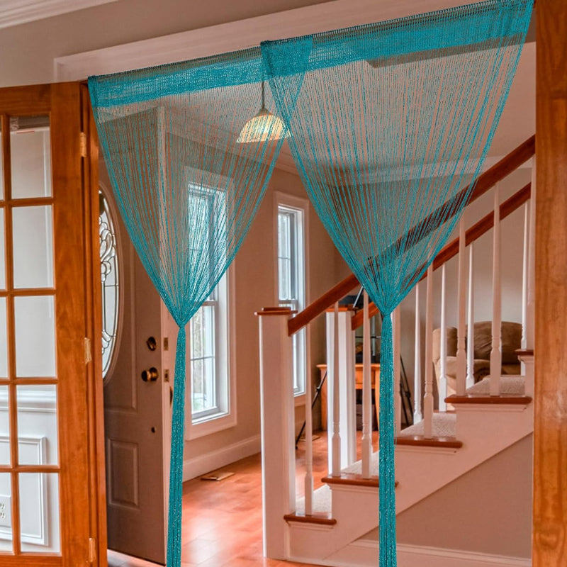 Diviseur de pièce de fenêtre de mur de porte de frange de scintillement