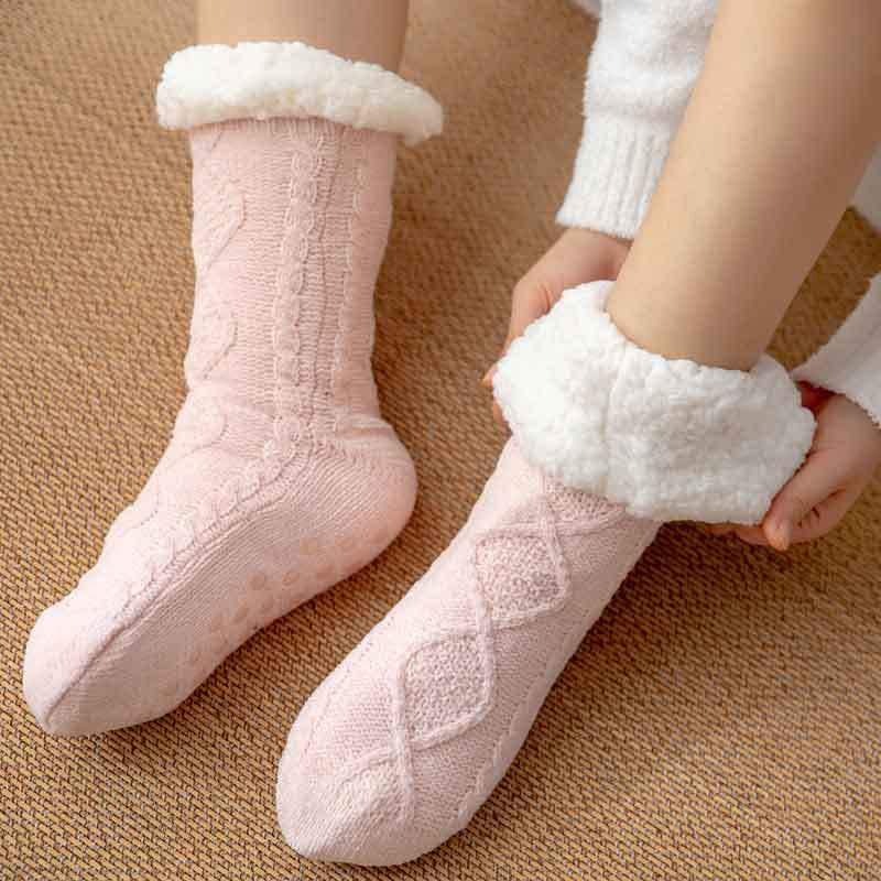 Chaussettes de sol torsadées