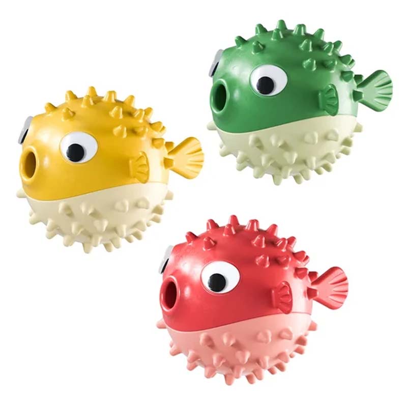 Jouet à mâcher en forme de poisson clown pour chien