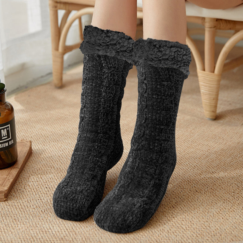 Chaussettes de sol torsadées
