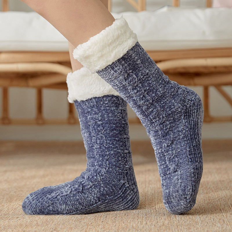 Chaussettes de sol torsadées