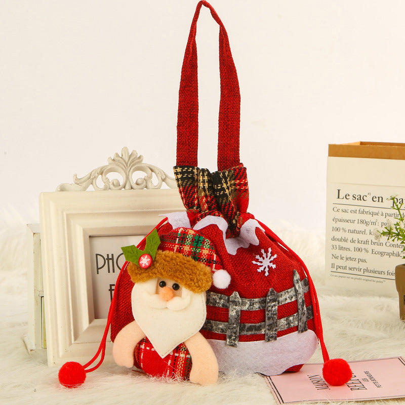 Sac de poupée de cadeau de Noël