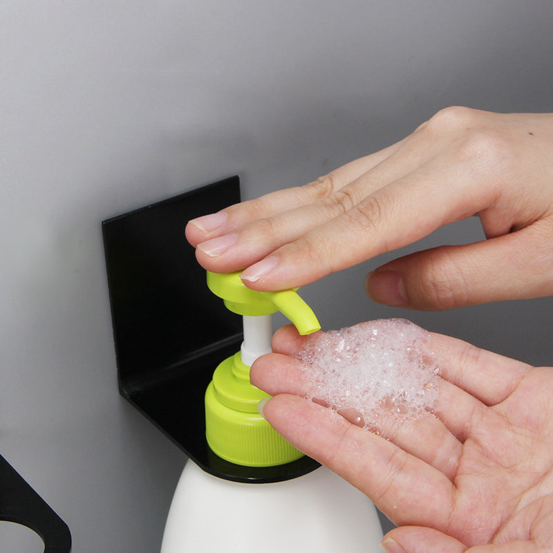 Crochet porte-bouteille de gel douche