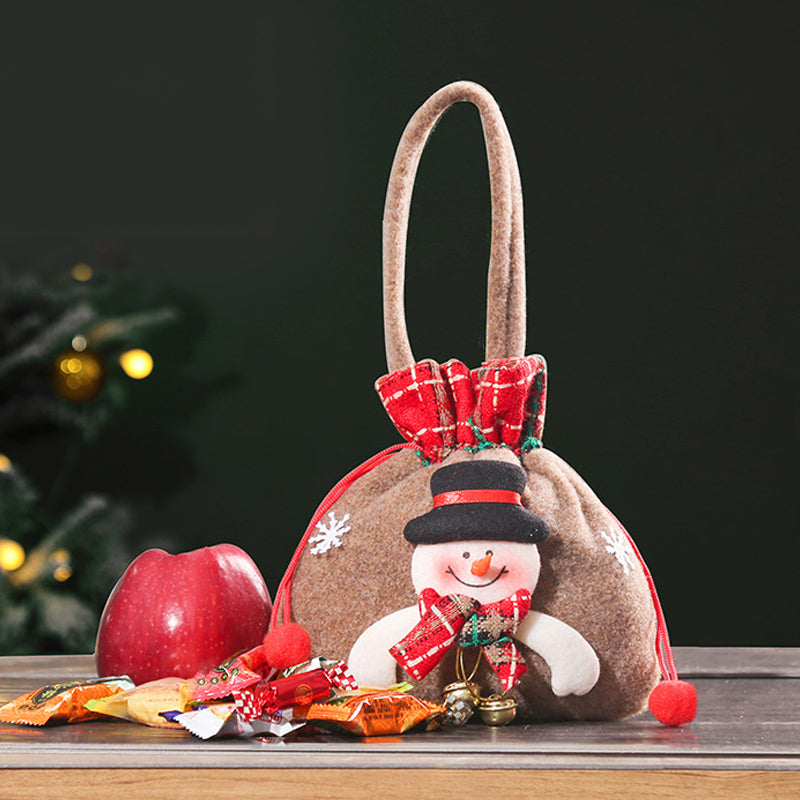 Sac de poupée de cadeau de Noël