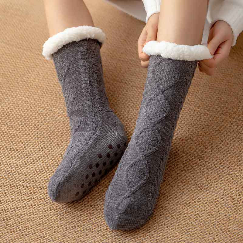 Chaussettes de sol torsadées