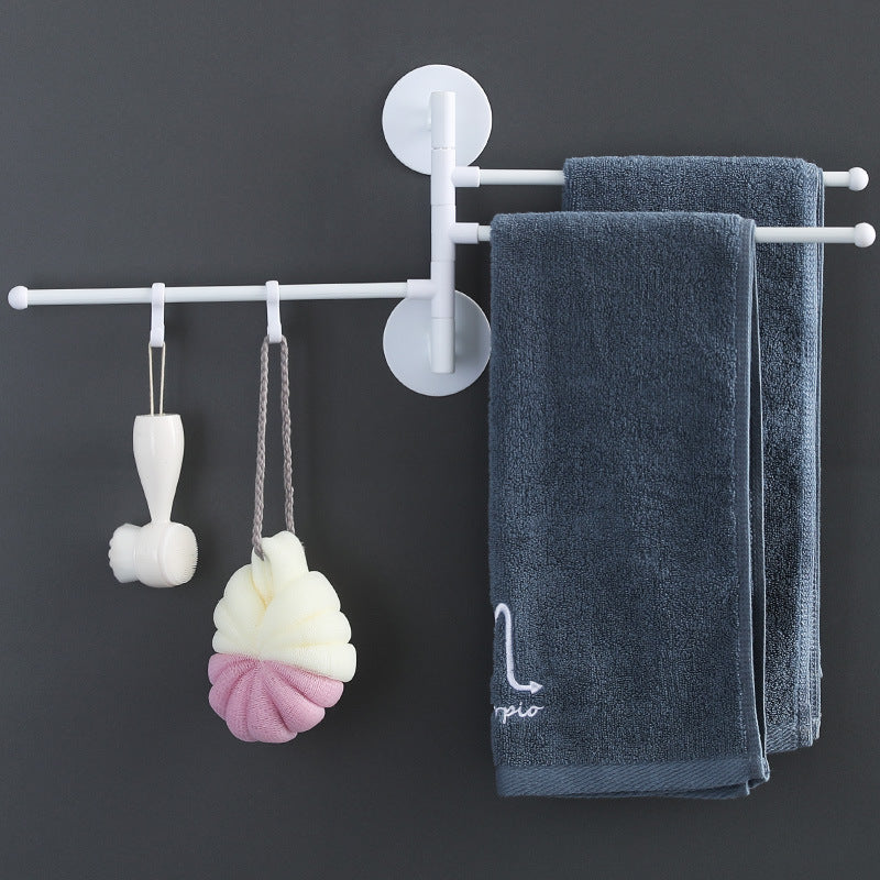 Porte-serviettes rotatif sans poinçonnage