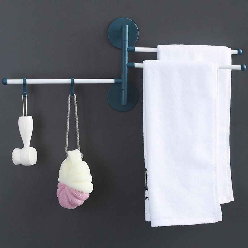 Porte-serviettes rotatif sans poinçonnage