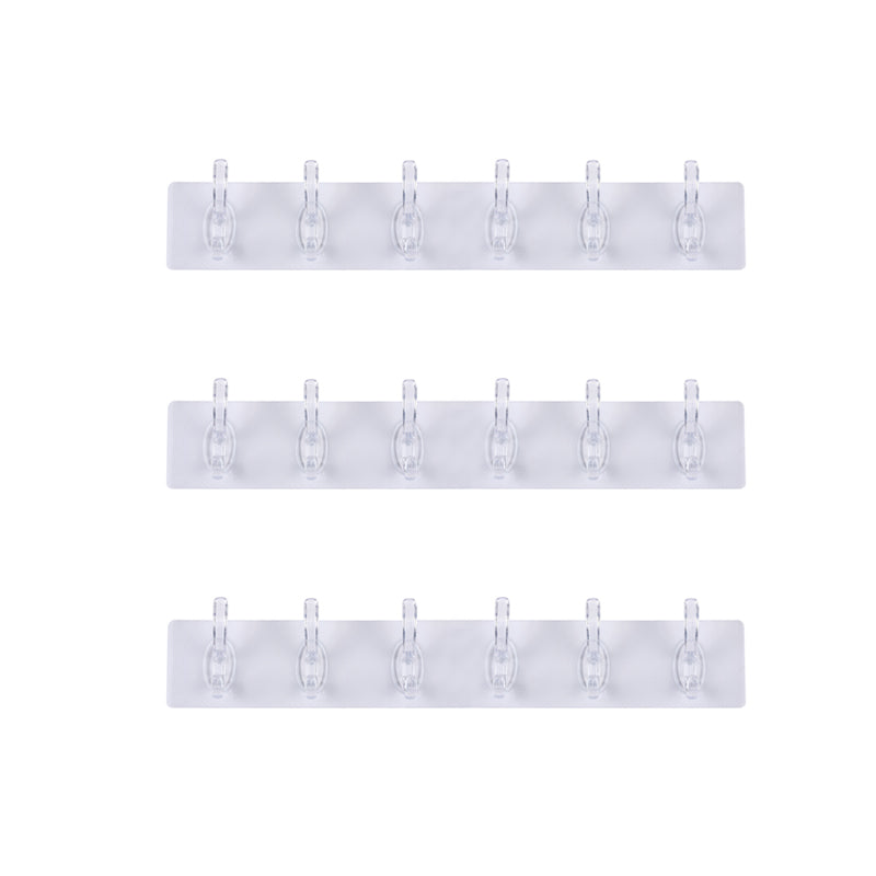 😍Multifonctionnel transparent 6 crochets