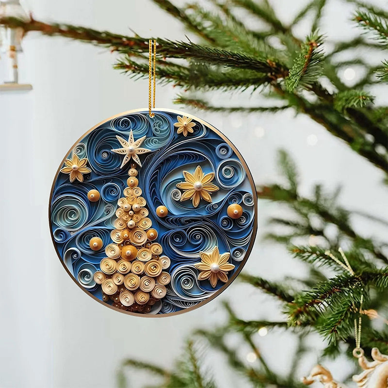 Ornements de Noël 3D non texturés