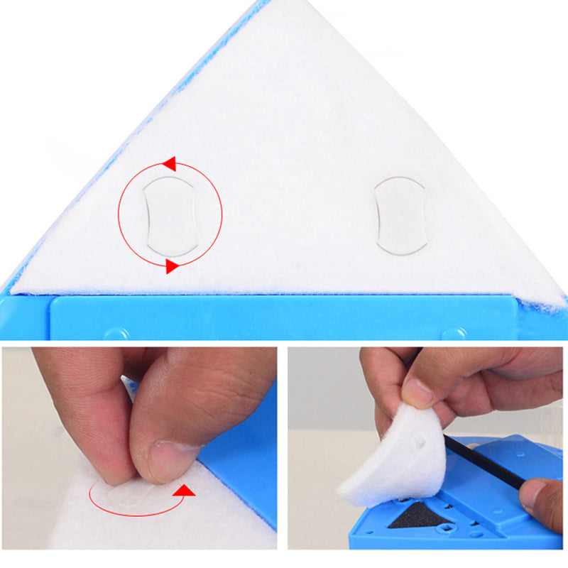 Nettoyant magnétique pour vitres double face