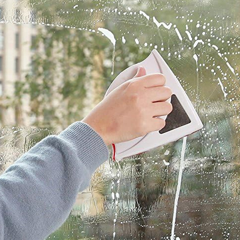 Nettoyant magnétique pour vitres double face