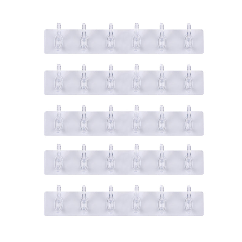 😍Multifonctionnel transparent 6 crochets