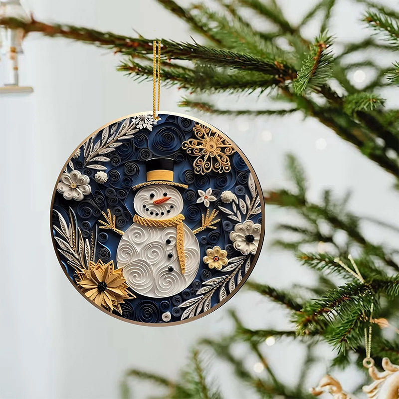 Ornements de Noël 3D non texturés