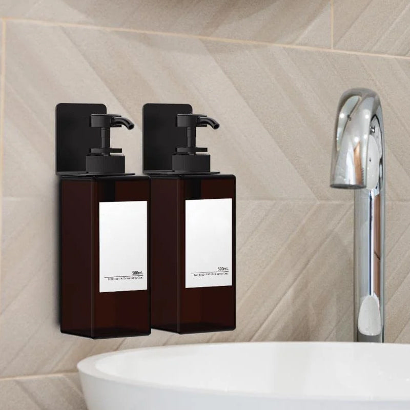 Crochet porte-bouteille de gel douche