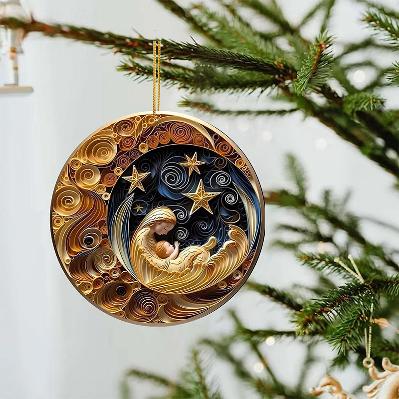 Ornements de Noël 3D non texturés