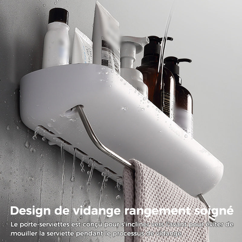 Etagères de Salle de Bain sans Trous