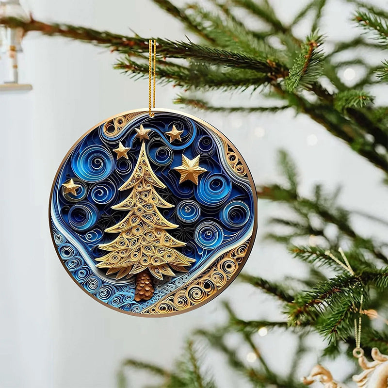 Ornements de Noël 3D non texturés