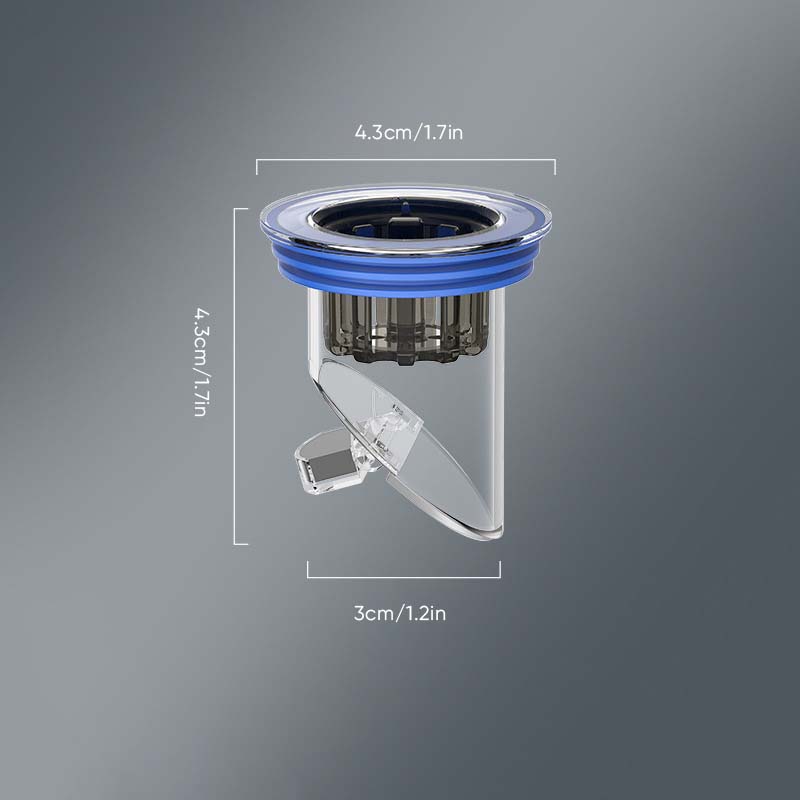 Nouveau drainage par gravité et filtre déodorant