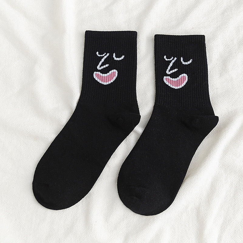 Chaussettes drôles d’expression faciale