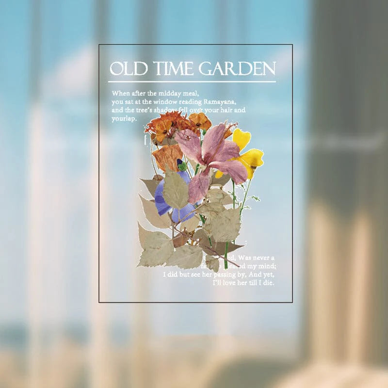 Ensemble d'autocollants pour animaux de compagnie de la série Memory Garden, 240 pièces