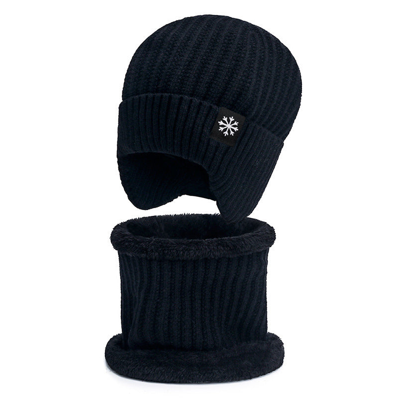 Ensemble de bonnets d'hiver et d'écharpes Bonnet chaud en tricot
