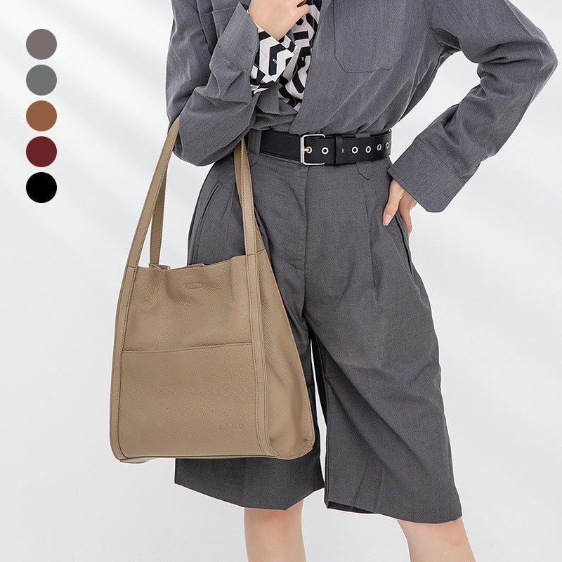 Sac à bandoulière simple de couleur unie