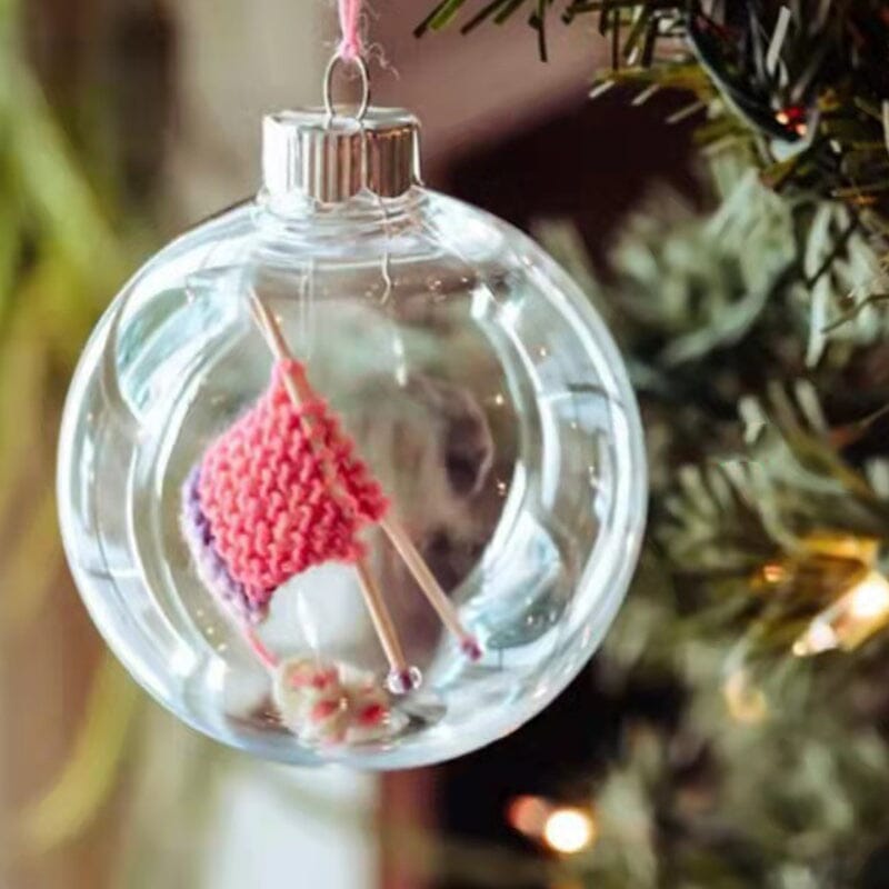 Ornement de Noël à tricoter