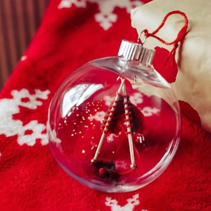 Ornement de Noël à tricoter