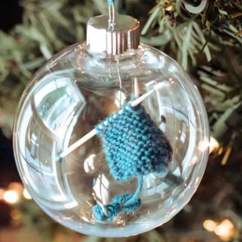 Ornement de Noël à tricoter