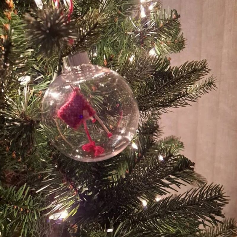 Ornement de Noël à tricoter