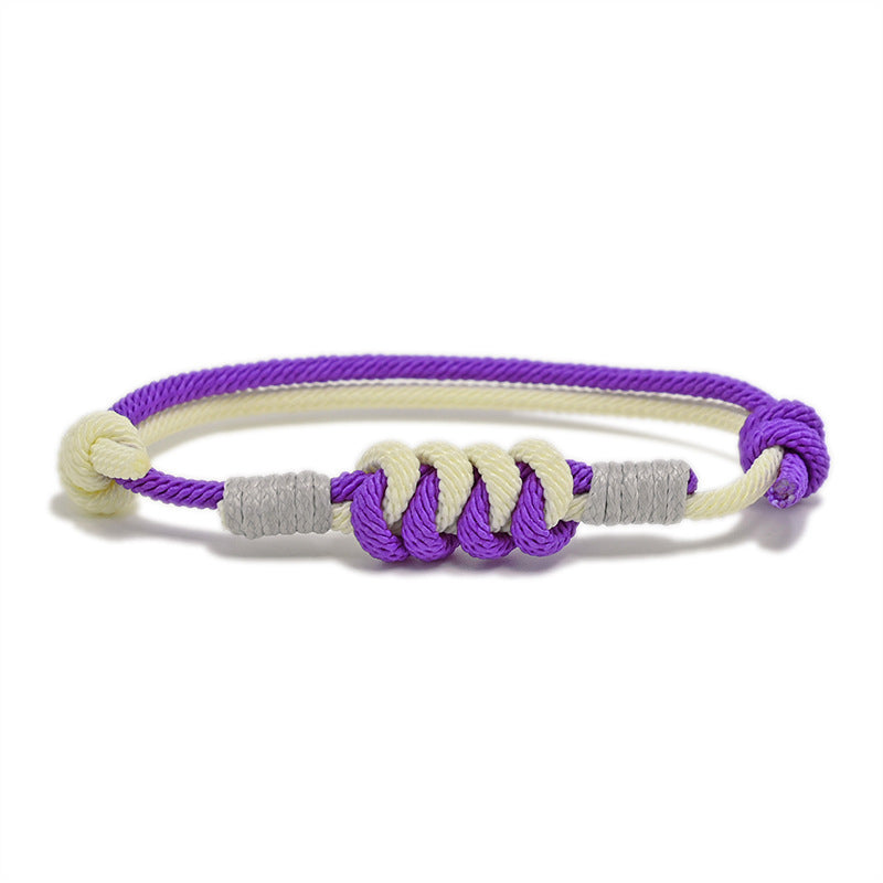 Bracelet tressé en fil milanais