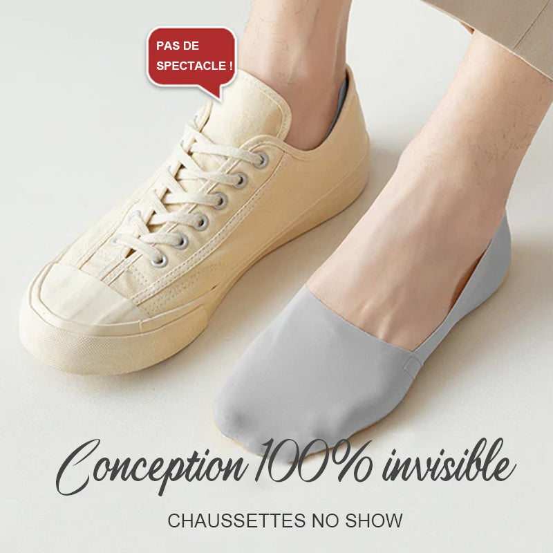 Chaussettes confortables en soie glacée