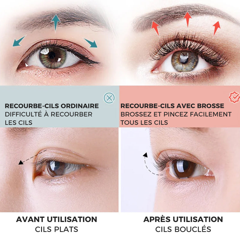 Recourbe-cils avec brosse