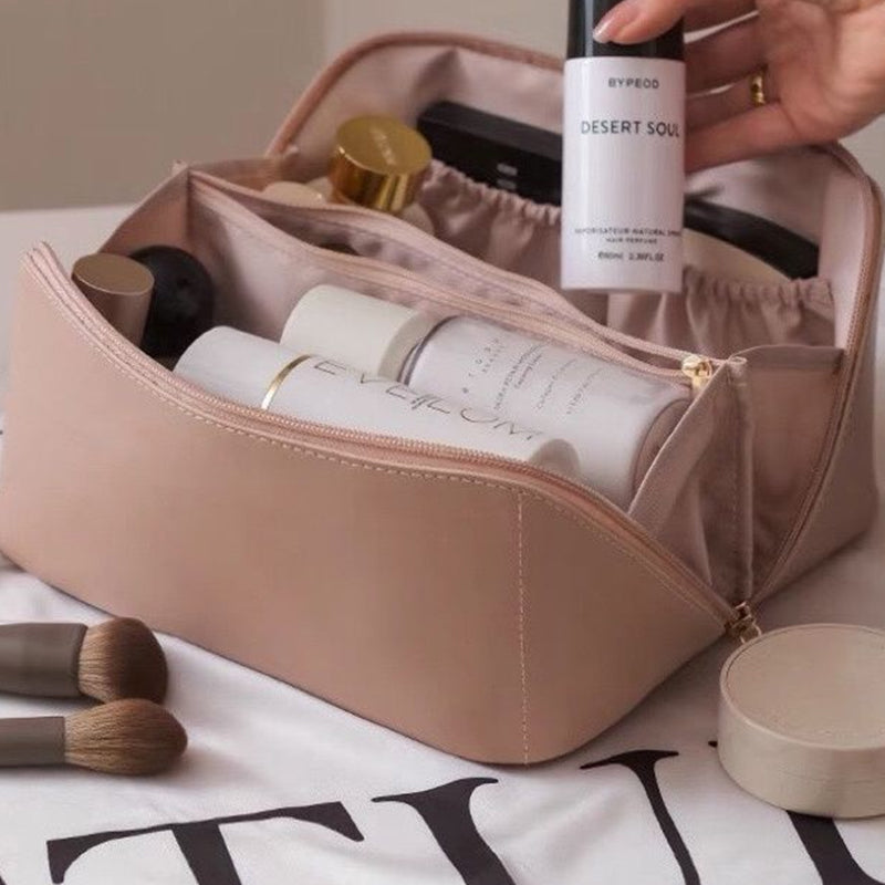 Sac De Cosmétiques De Voyage Portable En PU
