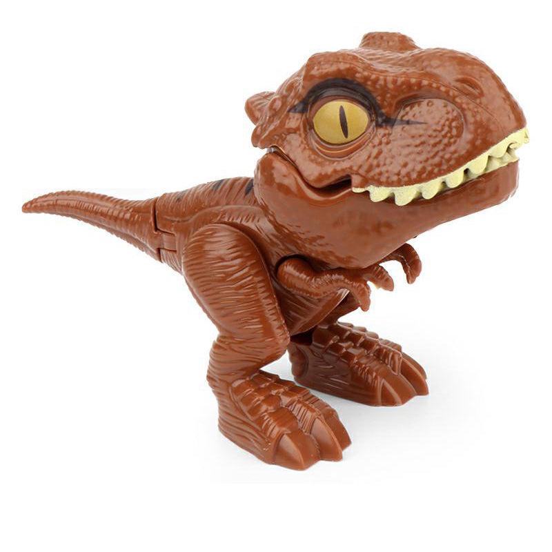 Jouet de dinosaure qui se mord les doigts