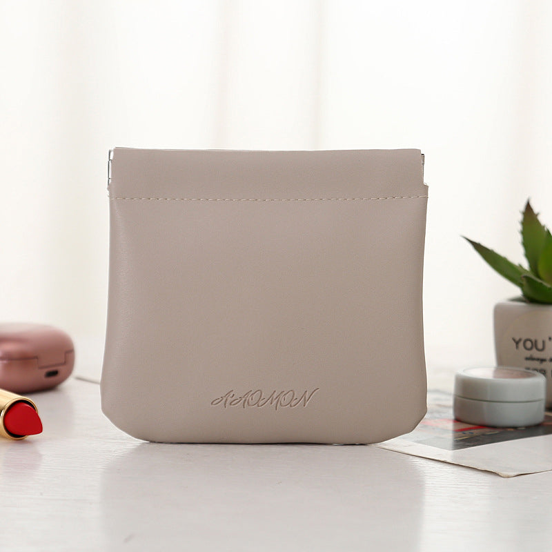 Sac Cosmétique De Poche En Cuir PU