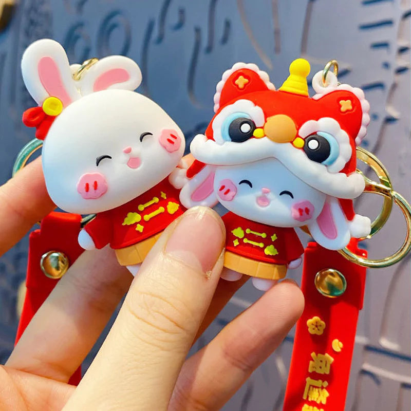 Porte-clés de lapin mignon