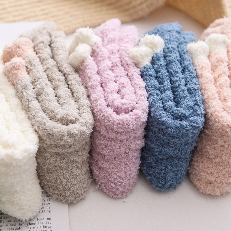 Chaussettes chaudes en laine d'agneau