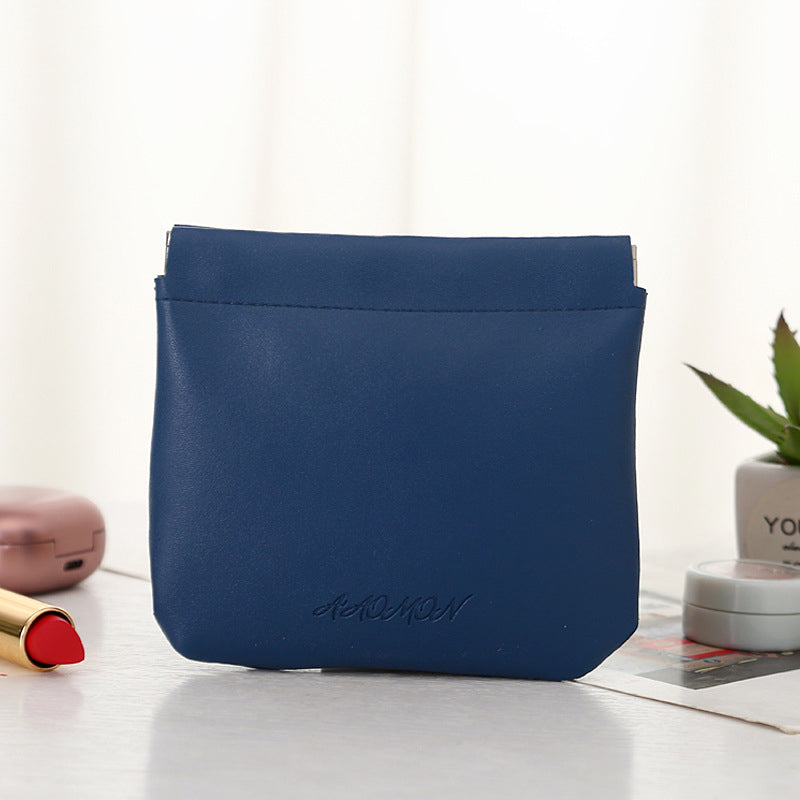 Sac Cosmétique De Poche En Cuir PU