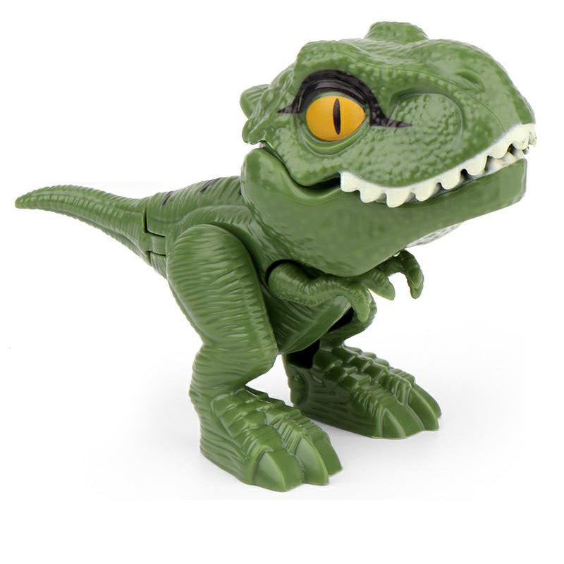 Jouet de dinosaure qui se mord les doigts