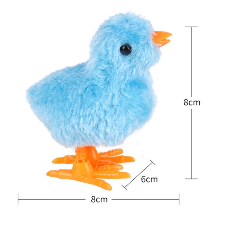 Jouet de poussin sauteur en peluche de simulation (4 pièces)