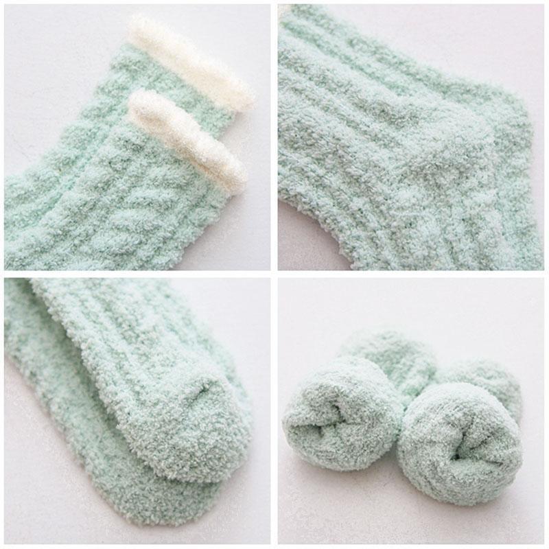 Chaussettes chaudes en laine d'agneau