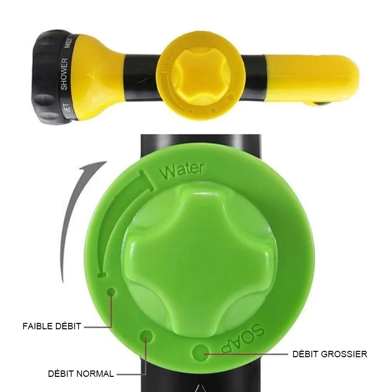 Pistolet de Lavage Ă  Mousse Multifonctionnel