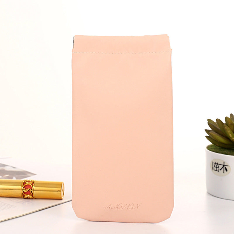 Sac Cosmétique De Poche En Cuir PU