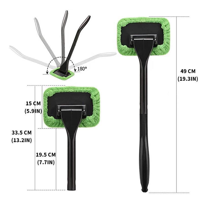 Nettoyant pour vitres de voiture en microfibre
