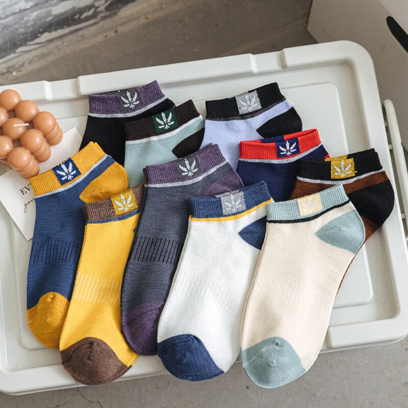 Chaussettes minces sportives pour hommes (10 paires)