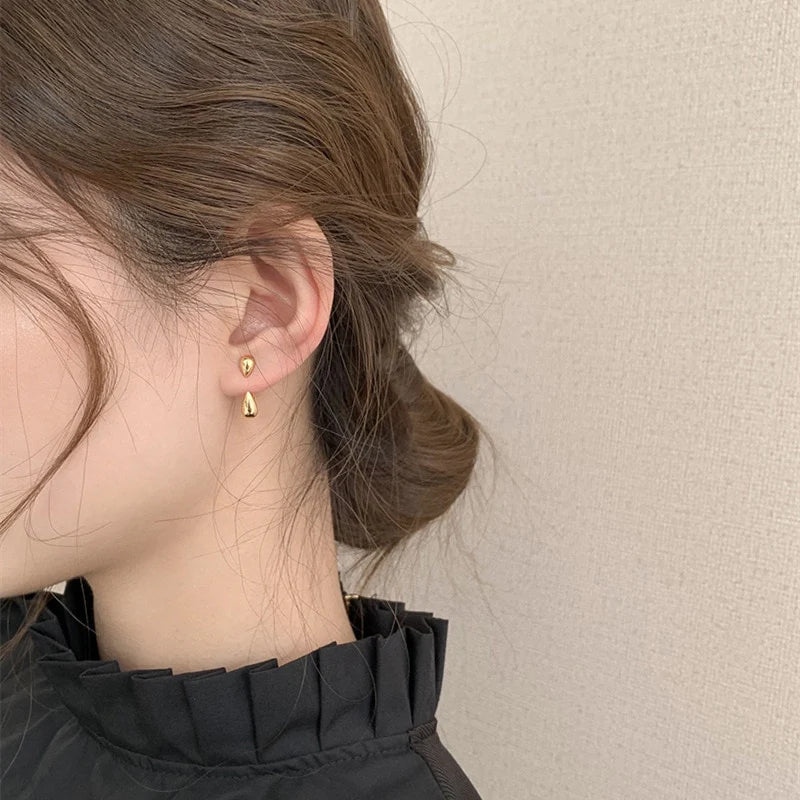 Boucles d'Oreilles Gouttes Brillantes
