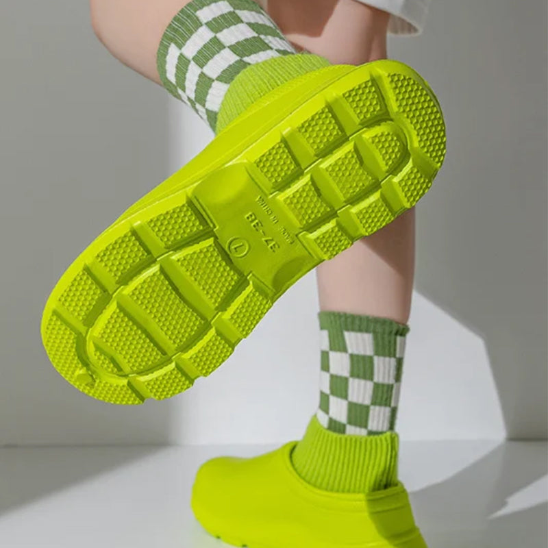 Chaussures en coton imperméable et chaud en velours