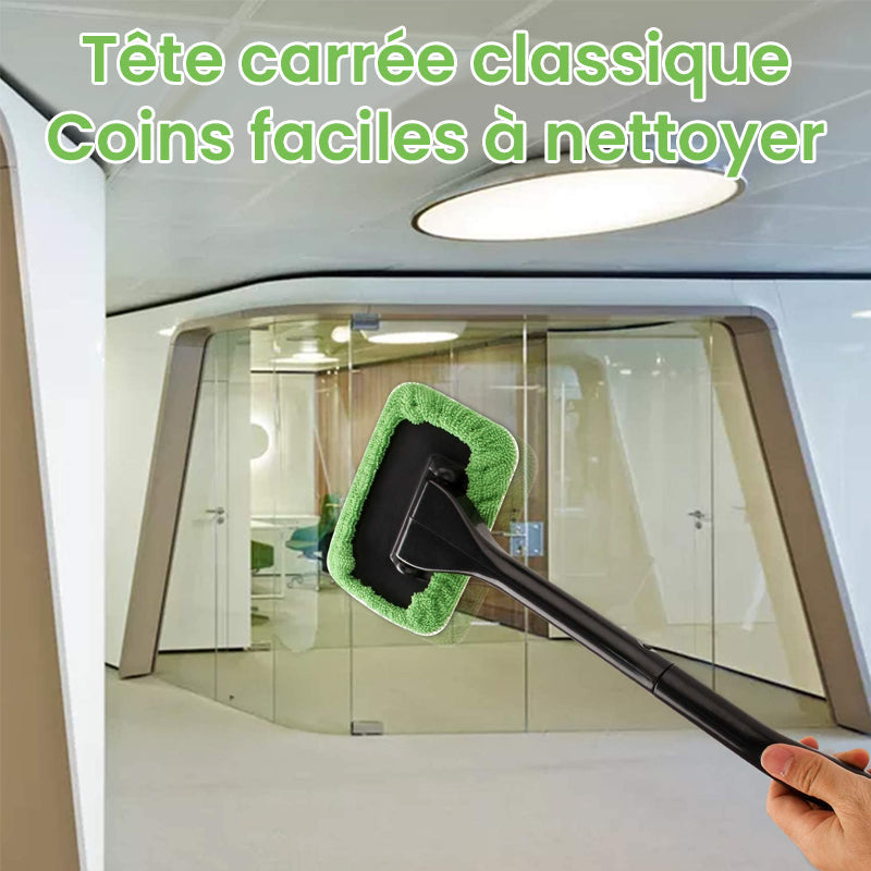 Nettoyant pour vitres de voiture en microfibre